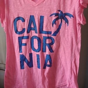 Reflex Pink and Blue California Kids Tee